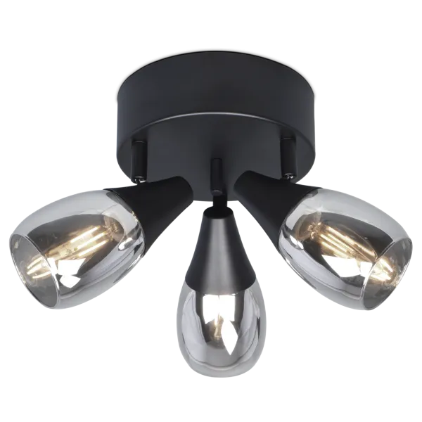 Moon 3-Light Ceiling Light