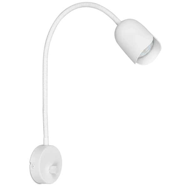 Seinavalgusti valge NUPPU